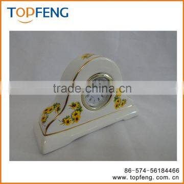 Vintage Table Clock/Porcelain Table Clock photo-5