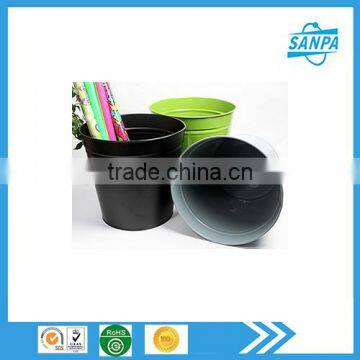 Metal Iron Round Waste Bin For Home