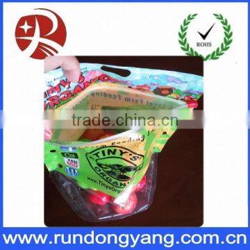 CPP Plastic Stand up Pouch Slider Zip Lock Protection Fruit Bag for Grape photo-4