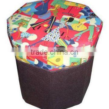 Multi-function folded storage box stool