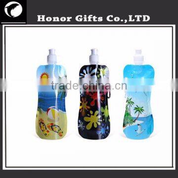 Promotional BPA Free Logo Custom Foldable Water Bottle