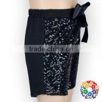 Girls Blue Sparkle Sequin Girls Birthday Sequin Shorts photo-6