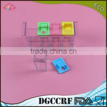 NBRSC 100% Food Grade 4pcs Food Storage Containers Kitchen Tool Plastic Canisters Foodsaver Storage Continer photo-3