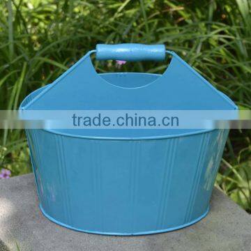 Promotional colorful oval metal beer ice bucket