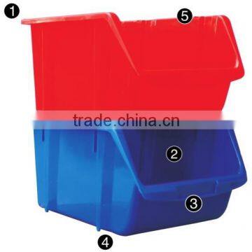 Plastic Storage Stacking Hanging Bin ( 1010130)