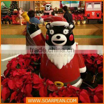 Hot Sale Lovely Cartoon Amusement Theme Park Kumamon Statue