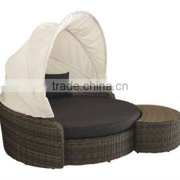 Outdoor Luxury Rattan Wicker Round Daybed Sunbed AE5101 photo-3