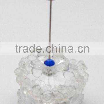 New Design Acrylic LED Lighting Heart Gift Box Card Holders for Desk Decor photo-2