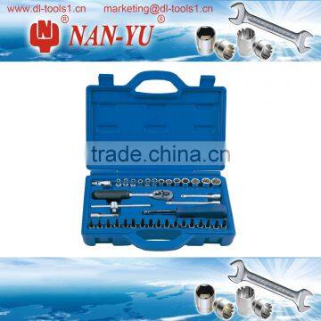 38PCS 1/4Tool Set Hand Socket Set