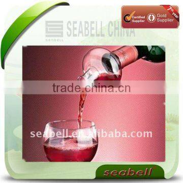 glass wine aerator