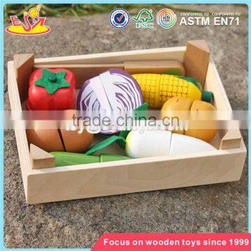 Wholesale Children Pretend Play Wooden Toy Cutting Fruit New Deisgn Wooden Toy Cutting Fruit for Kids W10B183 photo-6