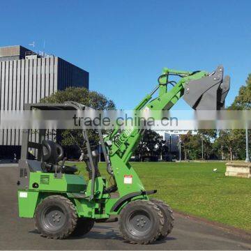 HZM 0.6t CE mini hydraulic loader HZM906 with perkins engine