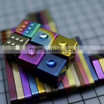 TK-3156 16MM Food Grade TC4 Titanium Dice for Bar Frozen Ice Cubes
