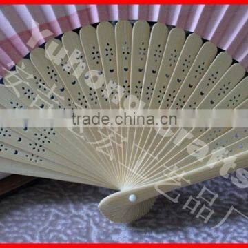 China Traditional Elegant Paper Folding Hand Fan photo-4
