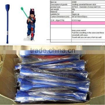 Plastic Snowball Slinger With Horn Kids Snoball Maker and Thrower Launcher Make Fight Winter Snow Toys photo-6