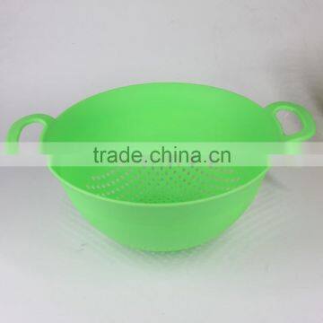 Big Plastic Bowl With Handle for Washing Vegetables Fruits photo-2