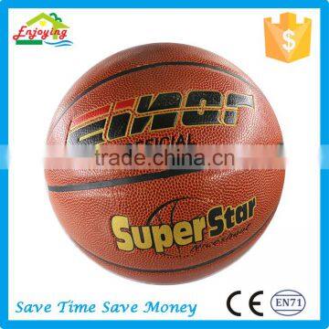 High Quality Laminated PU Leather Wholesale 8 Panels Basketball photo-4