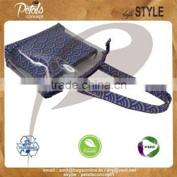 See Through Jute Tote With Pouch photo-2