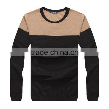 mens very fine quality 100% wool two colors knitwear