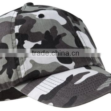 Unisex Washed Urban Camo Cap