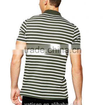 2015 New Short-sleeved Mens Polo, Slim Korean Version of the Double-neck Stripe Polo-shirts photo-3