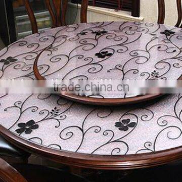 Roundtable Waterproof Cloth Table Mats Pvc Soft Glass Taiwan Arming Oil Anti-hot Round Plastic Tablecloths photo-3
