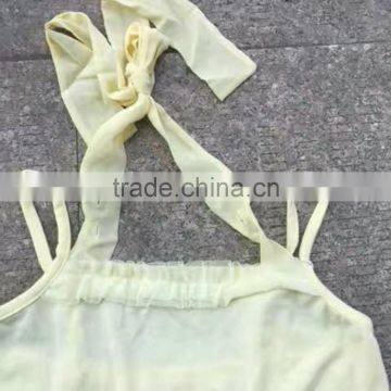 WomenJapanese Order Cheap Yellow Cute Stock Tank Top photo-2