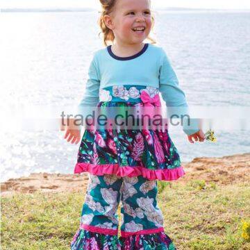 Baby Clothes 2017 Girls 12 Year Old Kids Clothing Ruffle Wholesale Printing Children Baby Fashion Trousers photo-4