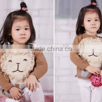 2016 Hot Sell Handmade 3D Lions Children Knitted Sweater photo-3