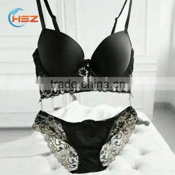 HSZ-28801 New Design Ladies Underwear Sexy Bra and Panty Girls Sexy Underwear Bra Factory in China