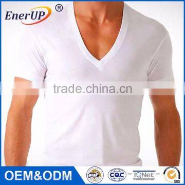 Sweat proof armpit padded mens modal t-shirt