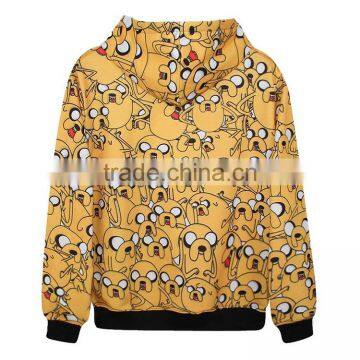 100% Polyester Cheap Wholesale 3D Sublimation Graphic Pullover Oversized Hoodie photo-2