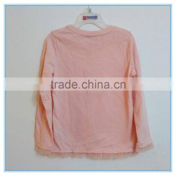 OEM 100% Cotton Children Girls Long Sleeve Shirt, Girls t Shirts With Printing photo-4