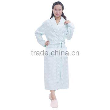 Women shawl collar wholesale egyptian cotton bathrobe