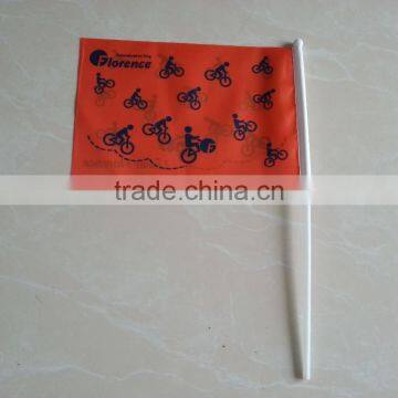 customized hand polyester flag