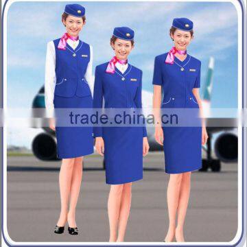 2014 Shoujia Hot Sale Airline Uniform for Stewardess photo-3