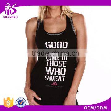 2016 Guangzhou Shandao OEM Cheapest Price Summer100% Cotton Hoodie Singlet