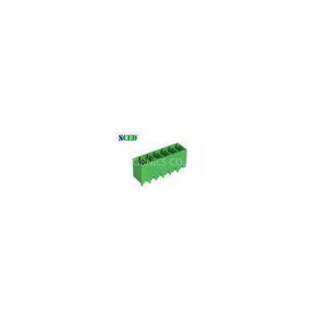 Pitch 3.50mm Male Plug In Terminal Blocks with Vertical wire inlet 300V 8A , 2P - 22P