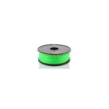 Green 3D Printer ABS Filament 3mm , Nylon / Flexible 3D Filament