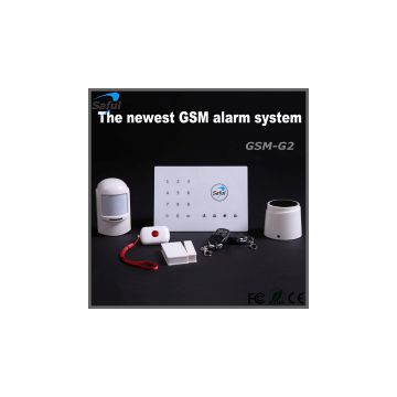 SMS data transmission Android/ IOS APP remote control intelligent  wireless home burglar alarm security system manual