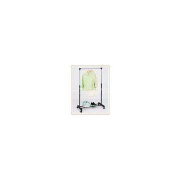Home Use Indoor Laundry Drying Rack / Floor Standing Single-bar Clothing Dryer Hanger