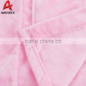 Kids Bathrobe Pink Flannel Fleece Soft Bath Robe Baby photo-5