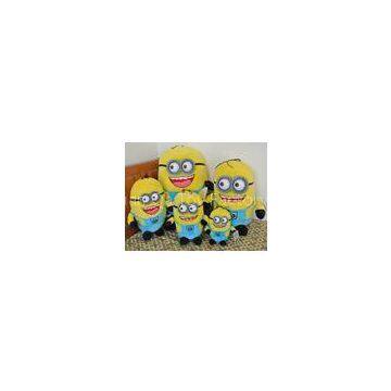 Cute Cartoon Plush Toys Despicable Me Minion With 3D Eye Action Figure