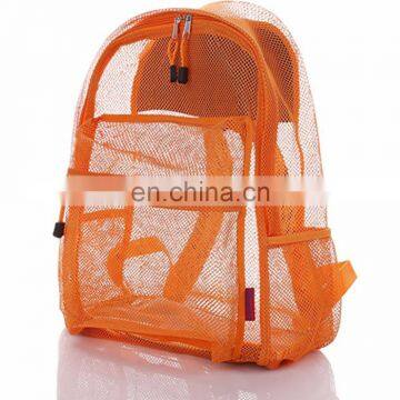 Large Clear Custom Mesh Backpack For Kids Men Women
