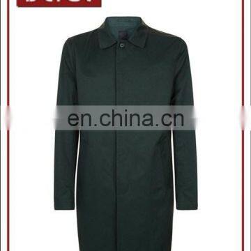 Mens Longline Design Single Breathed Trench Coat Wholesale