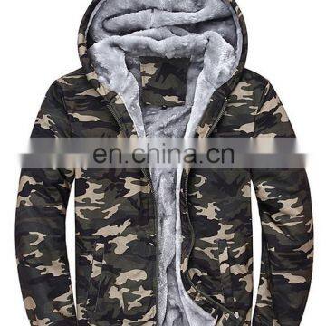 Online Shopping Men's Warm Hoodie Zip Sweatshirt Sweater Tops Long Sleeve Jacket Coat Camouflage