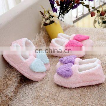 Factory customize High quality plush indoor slippers OEM welcome