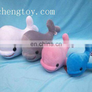 Custom fashion soft plush whale toys,soft whale toy