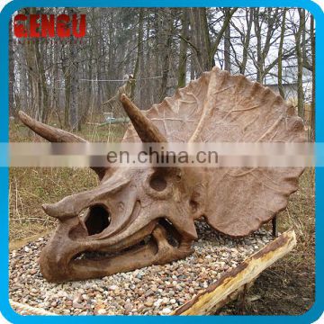 Dinosaur Theme Park Artificial Dinosaur Fossil Head For Sale