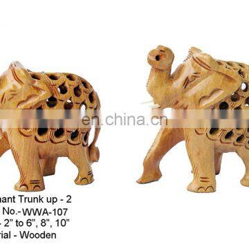 Wood Crafted Elephant photo-4